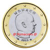 1 Euro Monaco 2023 Unc. Uncirculated Coin