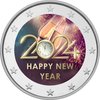 Moneta da 2 Euro Speciale Felice Anno Nuovo 2024
