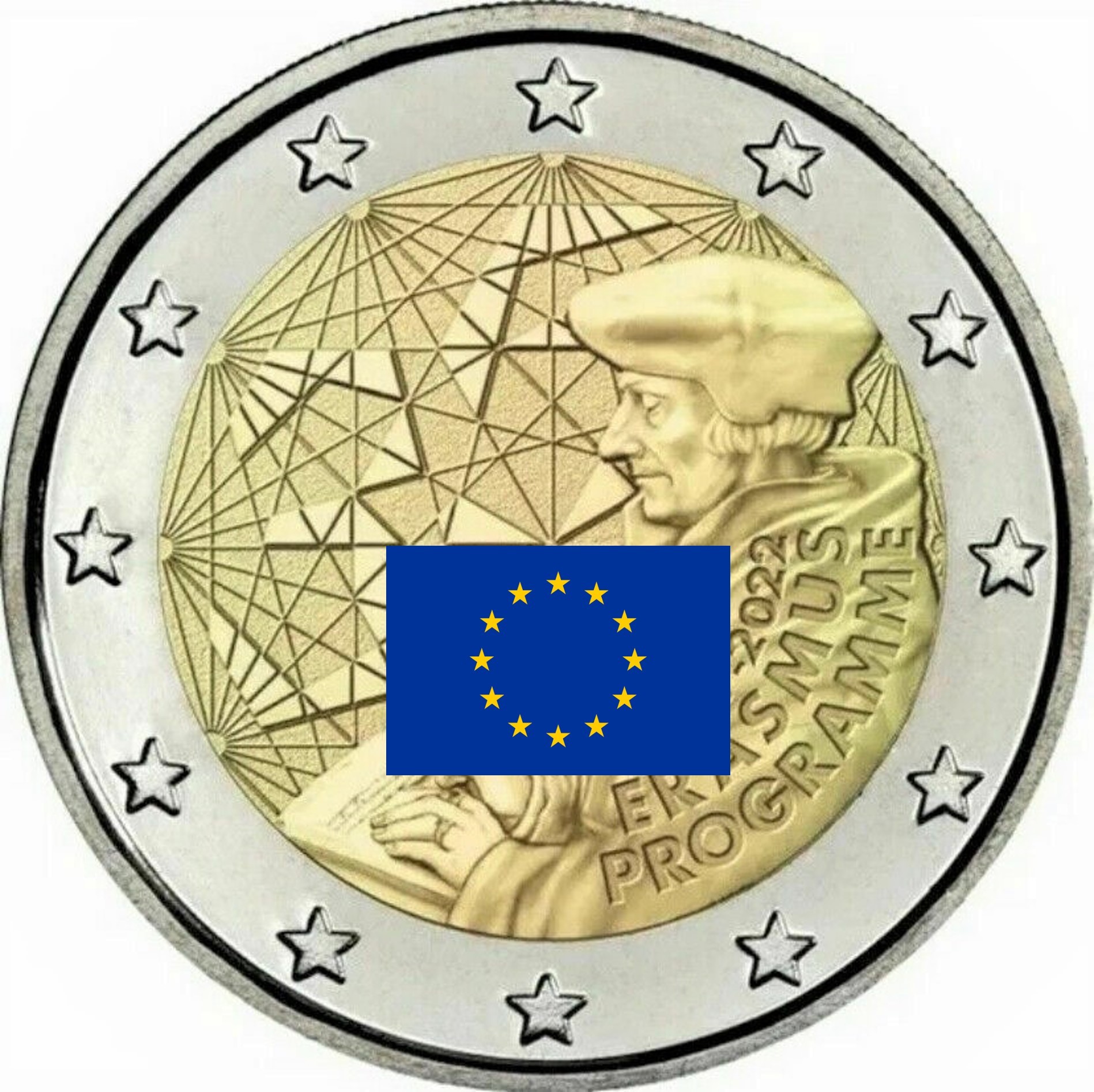 2 Euro Commemorativi Erasmus