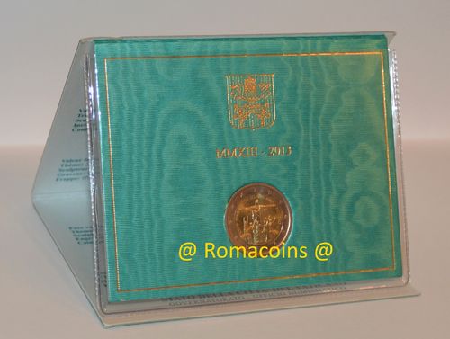 2 Euro Commemorativi Vaticano 2013 in Folder Rio Fdc