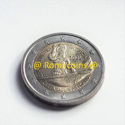 Moneda 2 Euros Vaticano Conmemorativa 2006 sin cartera
