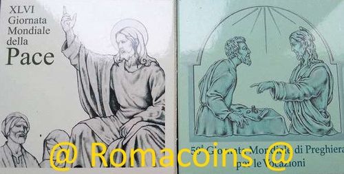 5 10 Euros Vaticano 2013 Monedas Plata Proof