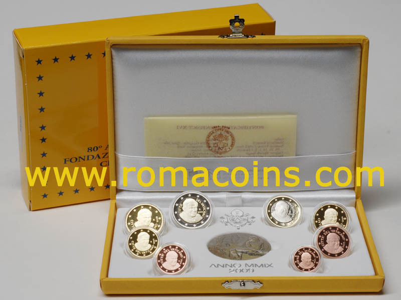 Junction Country of Citizenship miser Vatican Proof Set 2009 Euro - Romacoins