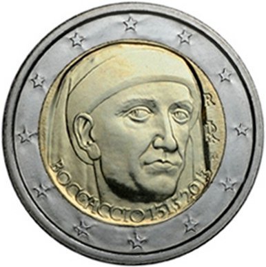 2 Euros Commémorative Italie 2013 Giovanni Boccaccio