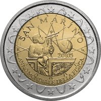 2 Euros Conmemorativos San Marino - Carteras Oficiales