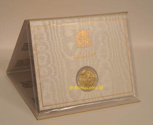 Moneda Conmemorativa 2 Euros Vaticano 2009 Oficial Fdc