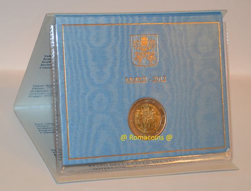 Moneda Conmemorativa 2 Euros Vaticano 2012 Oficial Fdc