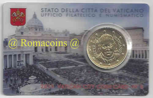 Coincard Vaticano 50 cc Anno 2015 Papa Francesco