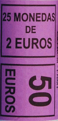2 Euro Spanien 2015 Felipe VI Bankfrisch Rollmuenzen
