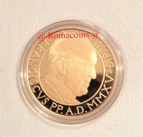 100 Euros Vaticano 2015 Moneda Oro Proof