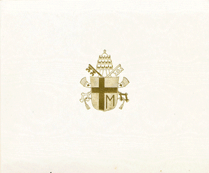 Cartera Vaticano 1980 Oficial Liras Juan Pablo II Fdc