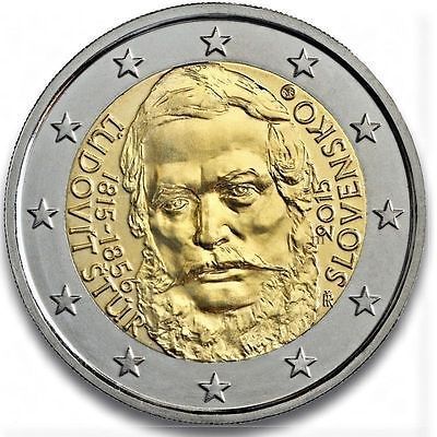 2 Euros Conmemorativos Eslovaquia 2015 Ludovit Stur Unc