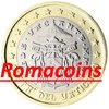 1 Euro Coin Vatican 2005 Vacant Seat Bu
