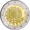 2 Euro Slovenia 2015 30 Anni Bandiera Europea Fdc