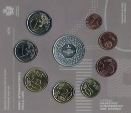 Cartera San Marino 2015 Oficial 9 Monedas Euroset