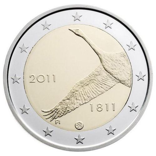 2 Euros Conmemorativos Finlandia 2011 Moneda