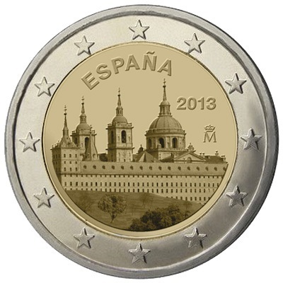 2 Euro Commemorativi Spagna 2013 Moneta