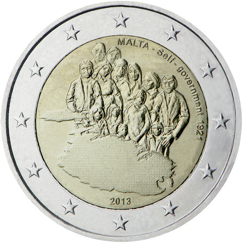 2 Euro Commemorativi Malta 2013 Moneta