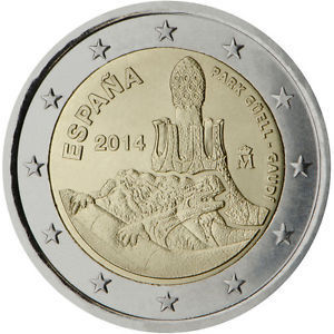 2 Euro Commemorativi Spagna 2014 Moneta Unesco