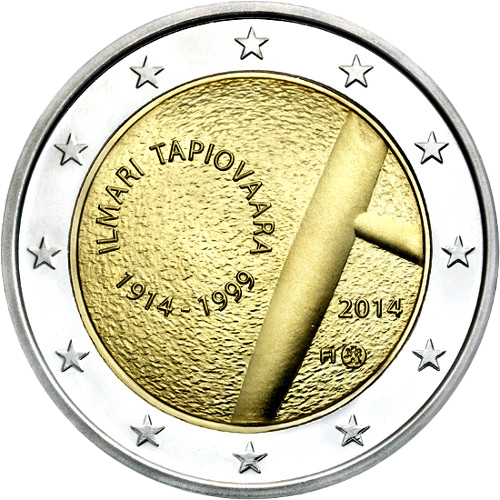 2 Euros Conmemorativos Finlandia 2014 Ilmari Tapiovaara