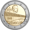 2 Euro Commemorativi Lussemburgo 2016 Granduchessa Carlotta