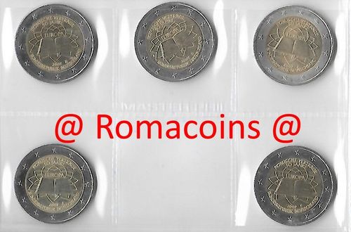 2 Euros Commémoratives Allemagne 2007 Traité de Rome