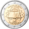 2 Euro Commemorativi Portogallo 2007 Trattato di Roma