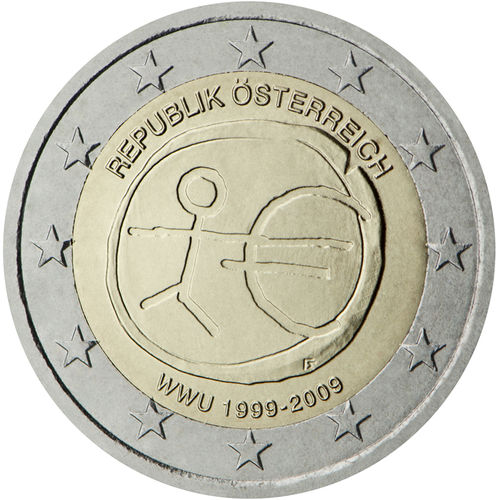 2 Euros Commémorative Autriche 2009 Emu