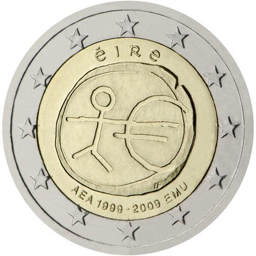 2 Euros Conmemorativos Irlanda 2009 Emu