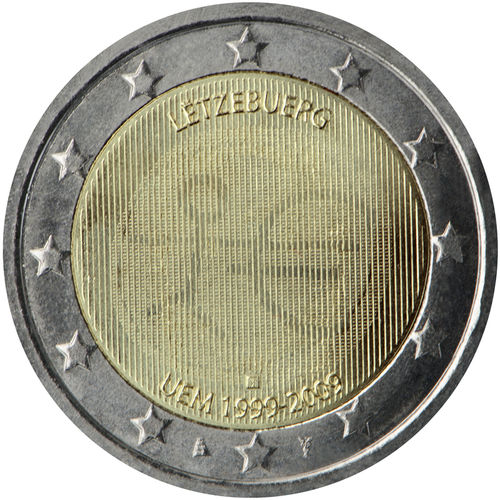 2 Euro Sondermünze Luxemburg 2009 Emu
