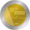2 Euros Conmemorativos Eslovenia 2016 25 Años Independencia