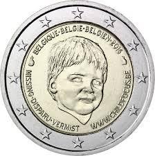 2 Euro Commemorativi Belgio 2016 Moneta Child Focus