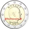 2 Euros Monaco 2016 Moneda Inalcanzable Unc No Circulada
