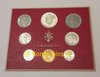 Vatikan Kms 1977 Paul VI Kursmünzensatz Lire Stempelglanz