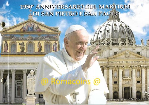 Vaticano Sobre Filatelico-Numismatico 2017 San Pedro