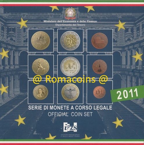 Divisionale Italia 2011 Serie Fior Di Conio Fdc