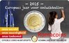 Coincard 2 Euro Belgio 2015 European Year Development Olandese