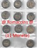 Complete Set 2 Euro Commemorative Coins 2009 11 Coins