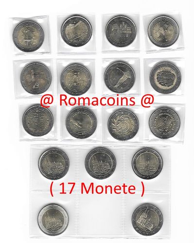 Serie Completa 2 Euros Conmemorativos 2011 17 Monedas