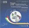 Divisionale Italia 2018 Serie 5 Euro 70 Anni Costituzione Fdc