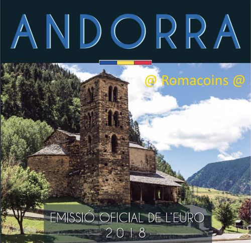 Divisionale Andorra 2018 Fior di Conio Fdc