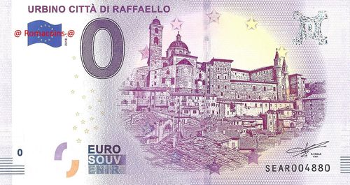 Banconota Turistica 0 Euro - Urbino