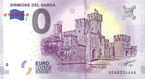 Billete Turístico 0 Euro Souvenir Sirmione del Garda