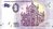Tourist Banknote 0 Euro Souvenir Basilica of Santa Croce