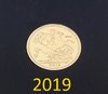 Libra Esterlina 2019 Oro Gran Bretaña Queen Elizabeth 917/1000