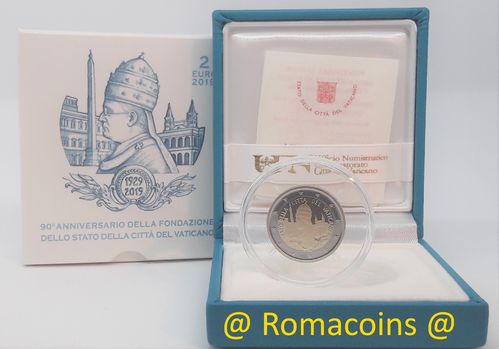 2 Euros Commémorative Vatican 2019 Be Belle Epreuve