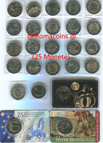 Serie Completa 2 Euros Conmemorativos 2019 25 Monedas