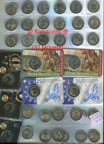 Collezione Completa 2 Euro Commemorativi 2019 37 Monete