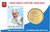 4 Vatikan Coincard 50 cent Jahr 2020 Papst Franziskus mit Tieren