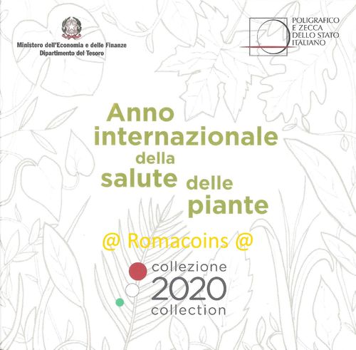 Bu Italie 2020 5 Euros Santé des Plantes Coffret